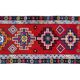 Vintage Turkish hallway rug 74x368 cm