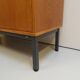 Vintage oak filing cabinet with roller shutter