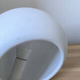 Table lamp in white opaline glass