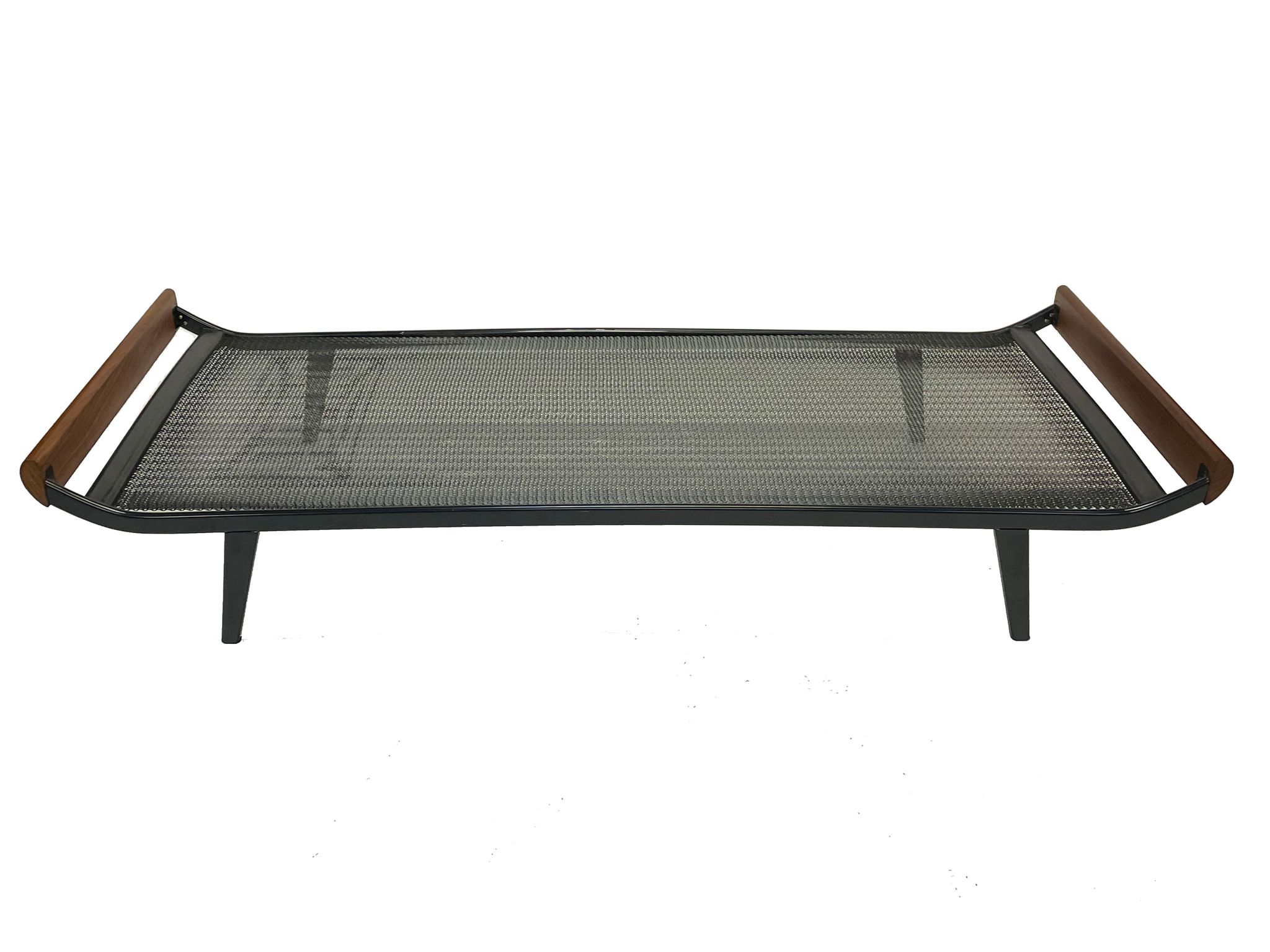 Vintage Meridian Auping Cleopatra metal teak design by Dick Cordemeyer