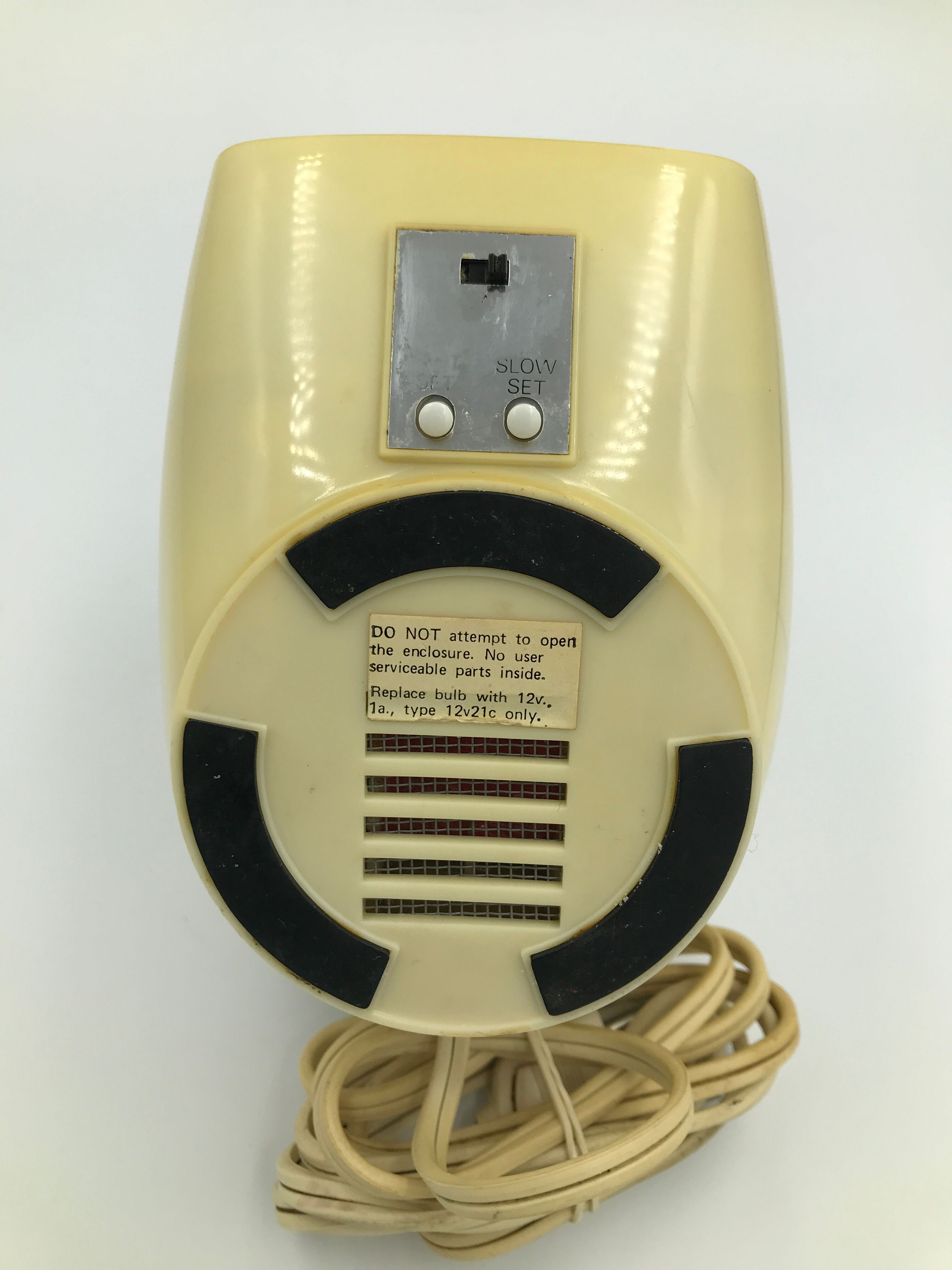Vintage space age style alarm lamp with articulated arm 60s