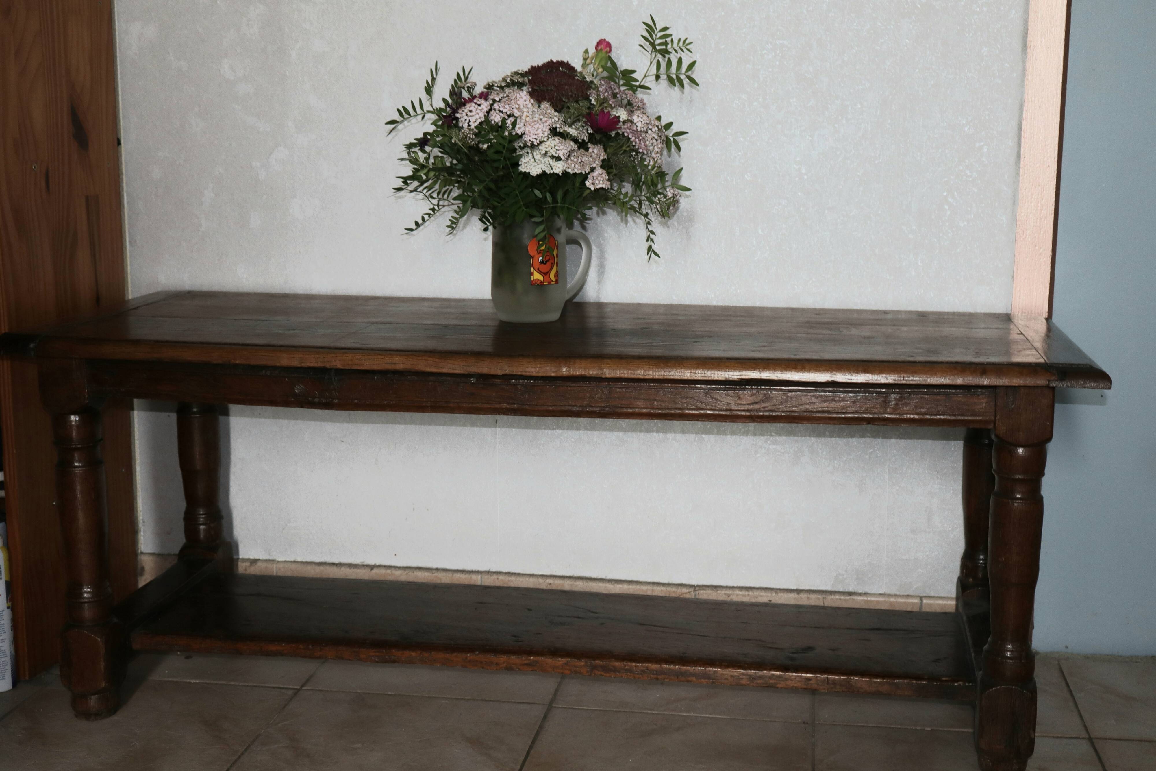 Oak coffee table 19th century