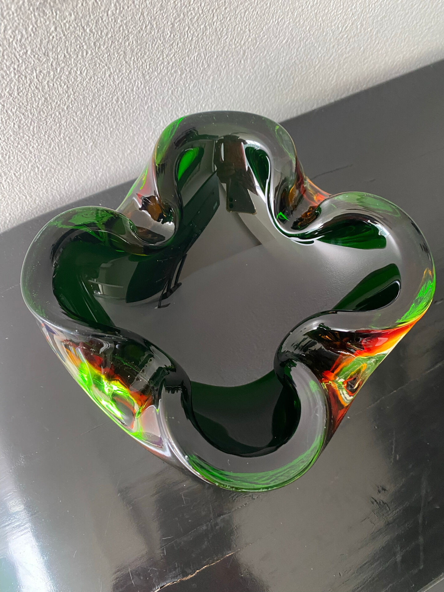 Murano Sommerso Ashtray by Flávio Poli