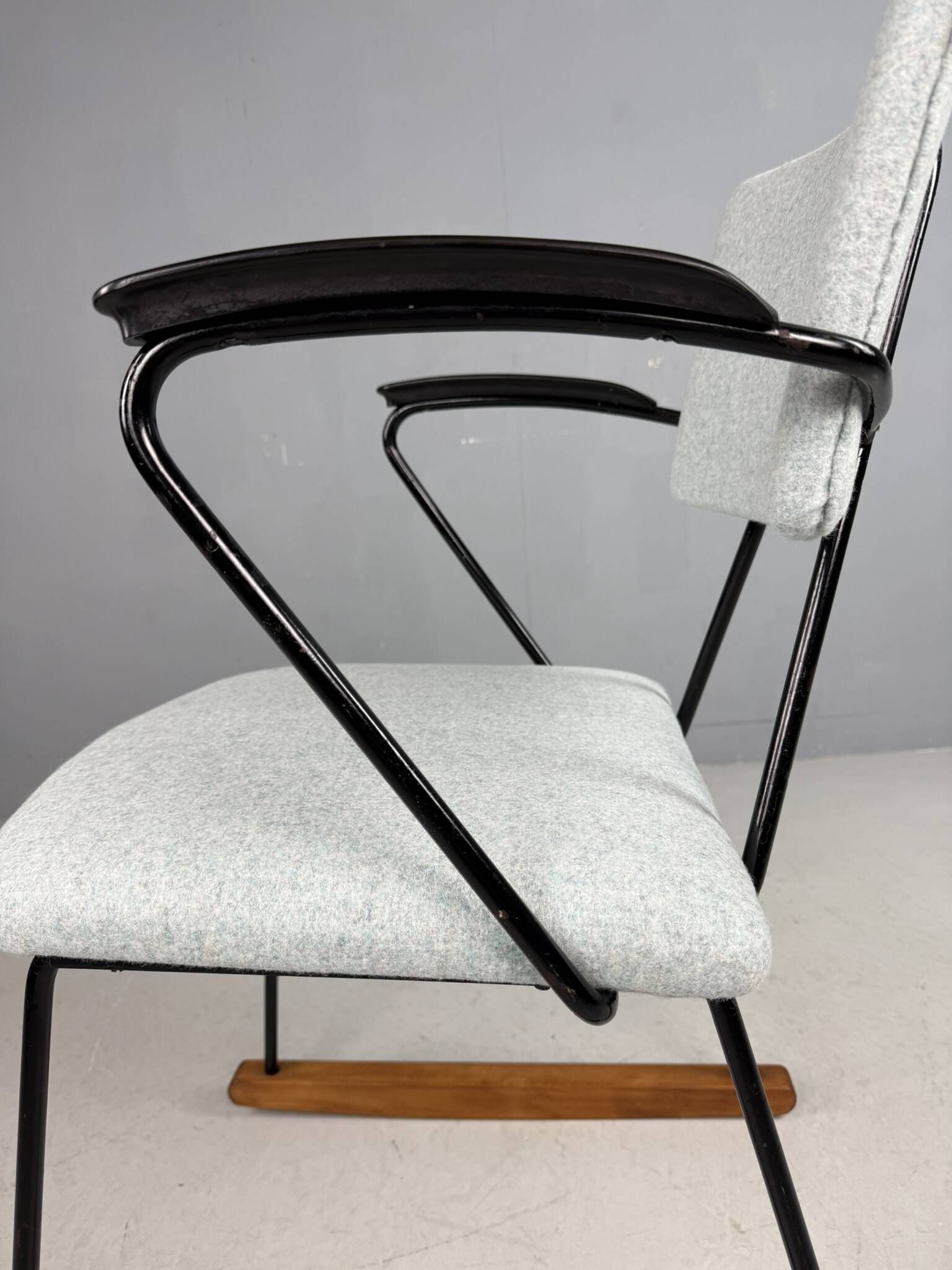 Rare Kembo rocking chair by WH Gispen, 1950s Netherlands