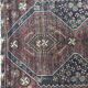 Carpet old persian hand made ghashghai wool 97 x 152 cm