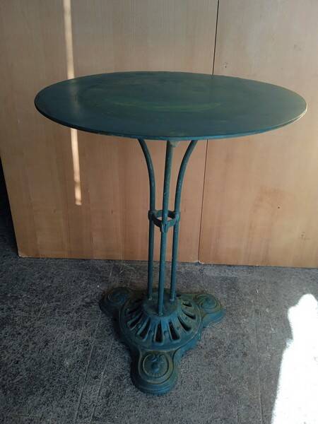 Bistro/garden gueridon table, early 20th century