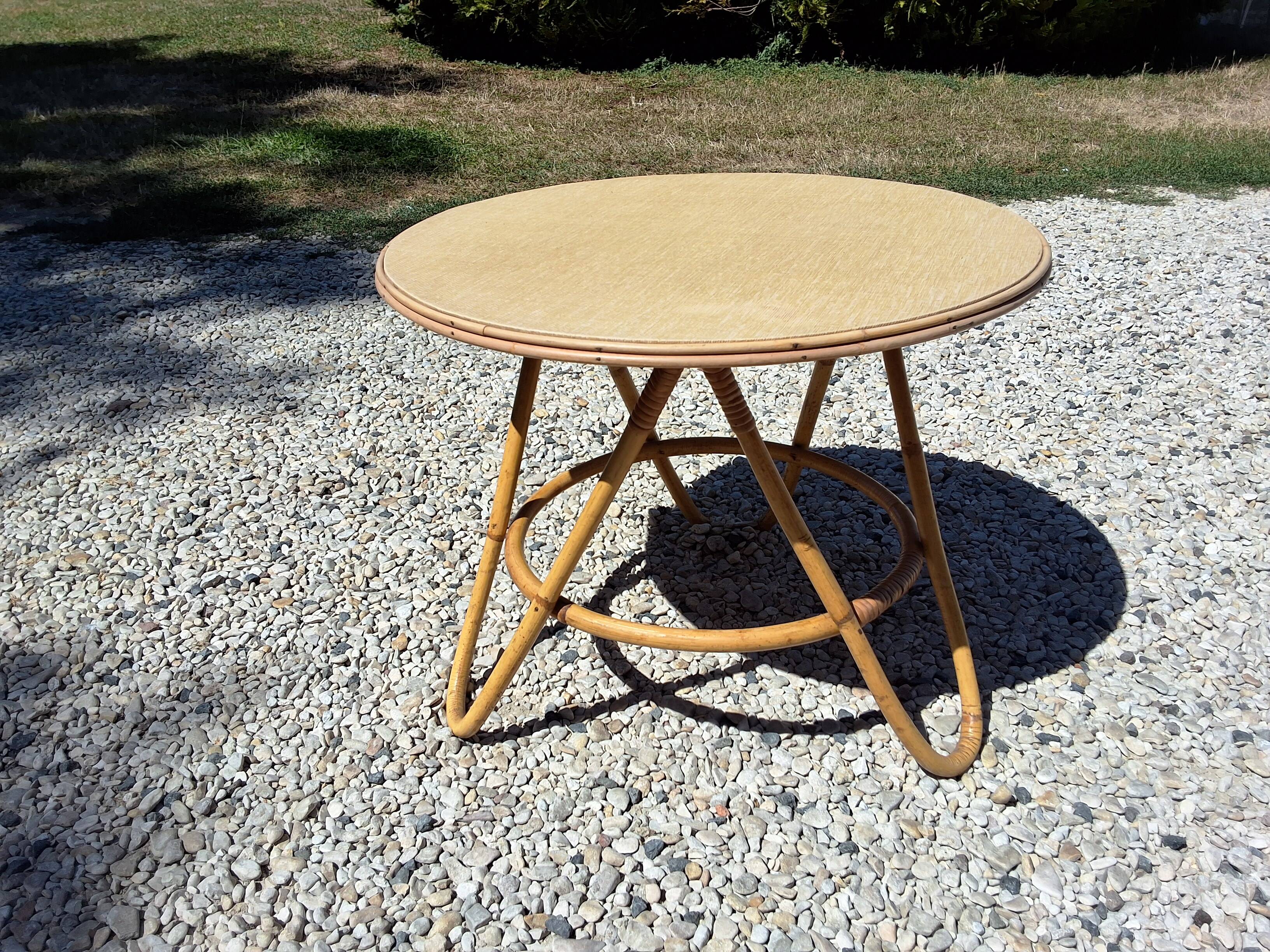 Rattan coffee table