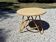 Rattan coffee table