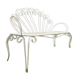 Banc en fer forgé