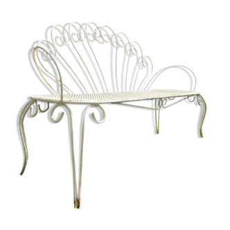 Wrought iron bench