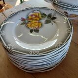 Antique tableware set from Digoin and Sarreguemines