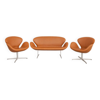 Arne Jacobsen Ensemble chaise et canapé Swan