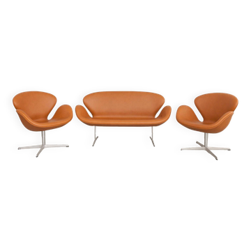 Arne Jacobsen Ensemble chaise et canapé Swan