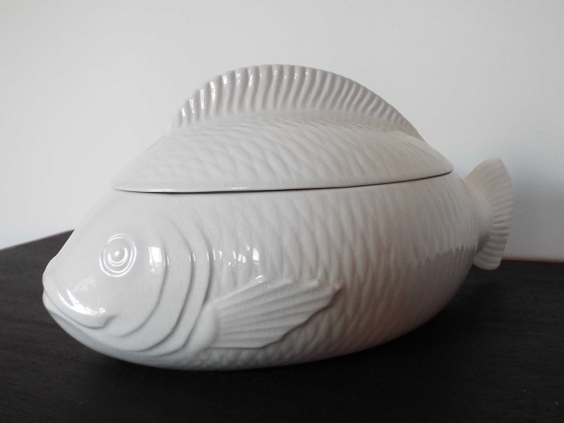 Fish tureen Sarreguemines