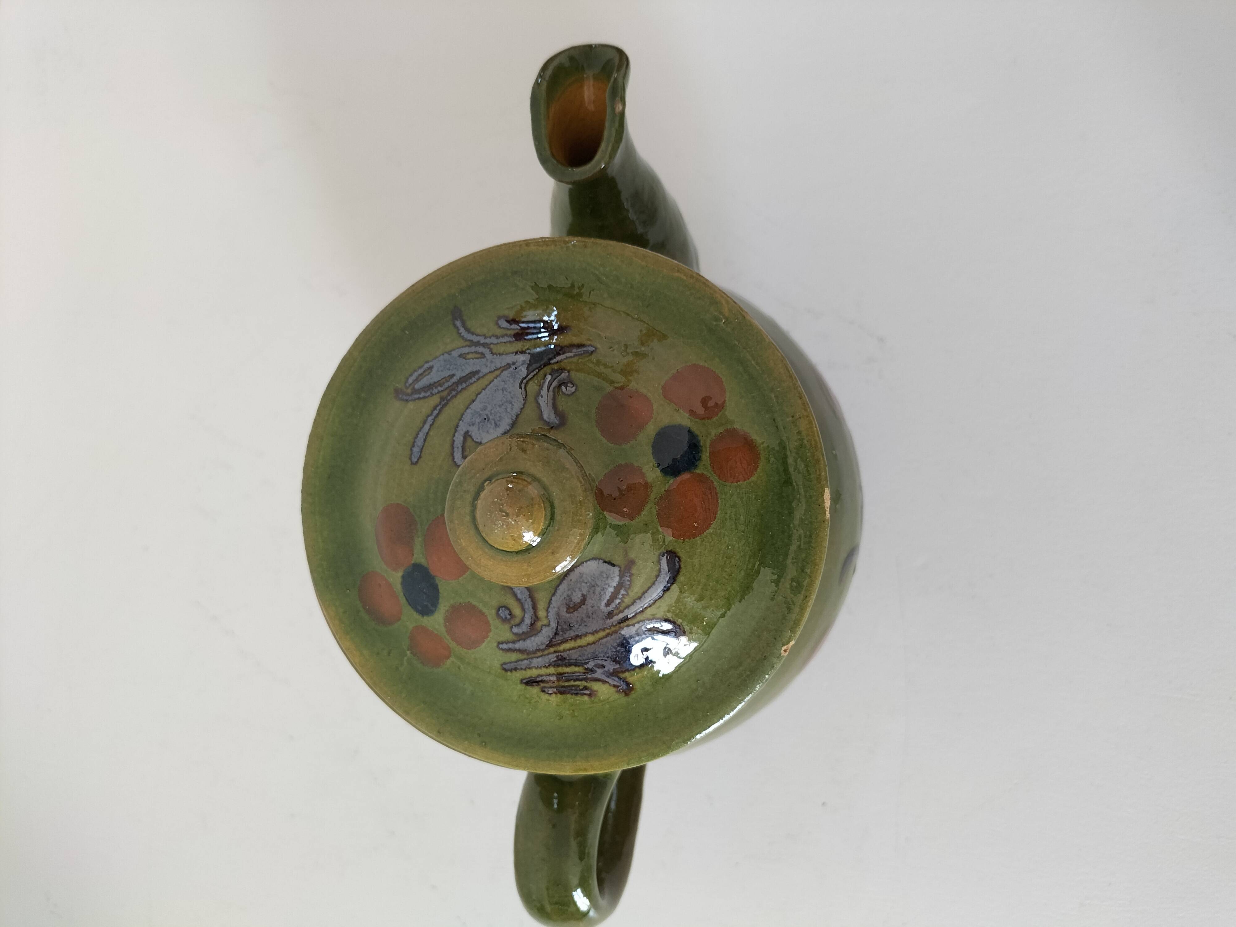 Vintage glazed stoneware jug