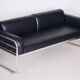 Bauhaus Sofa in Chrome and Leather by Vichr a Spol, Czech, 1930s