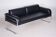 Bauhaus Sofa in Chrome and Leather by Vichr a Spol, Czech, 1930s