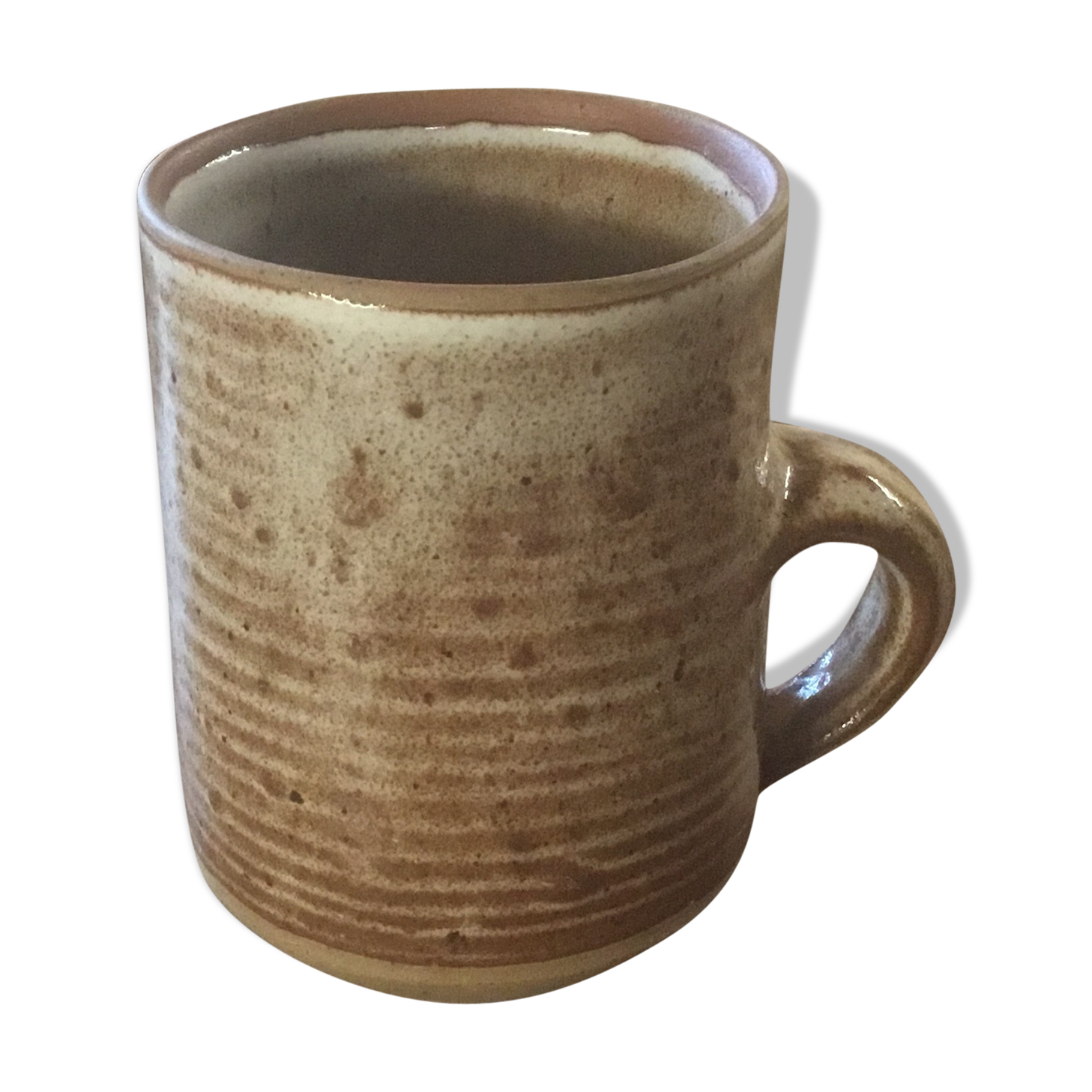 Large mug stoneware signed Roger Jacques