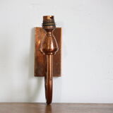 Copper metal sconce