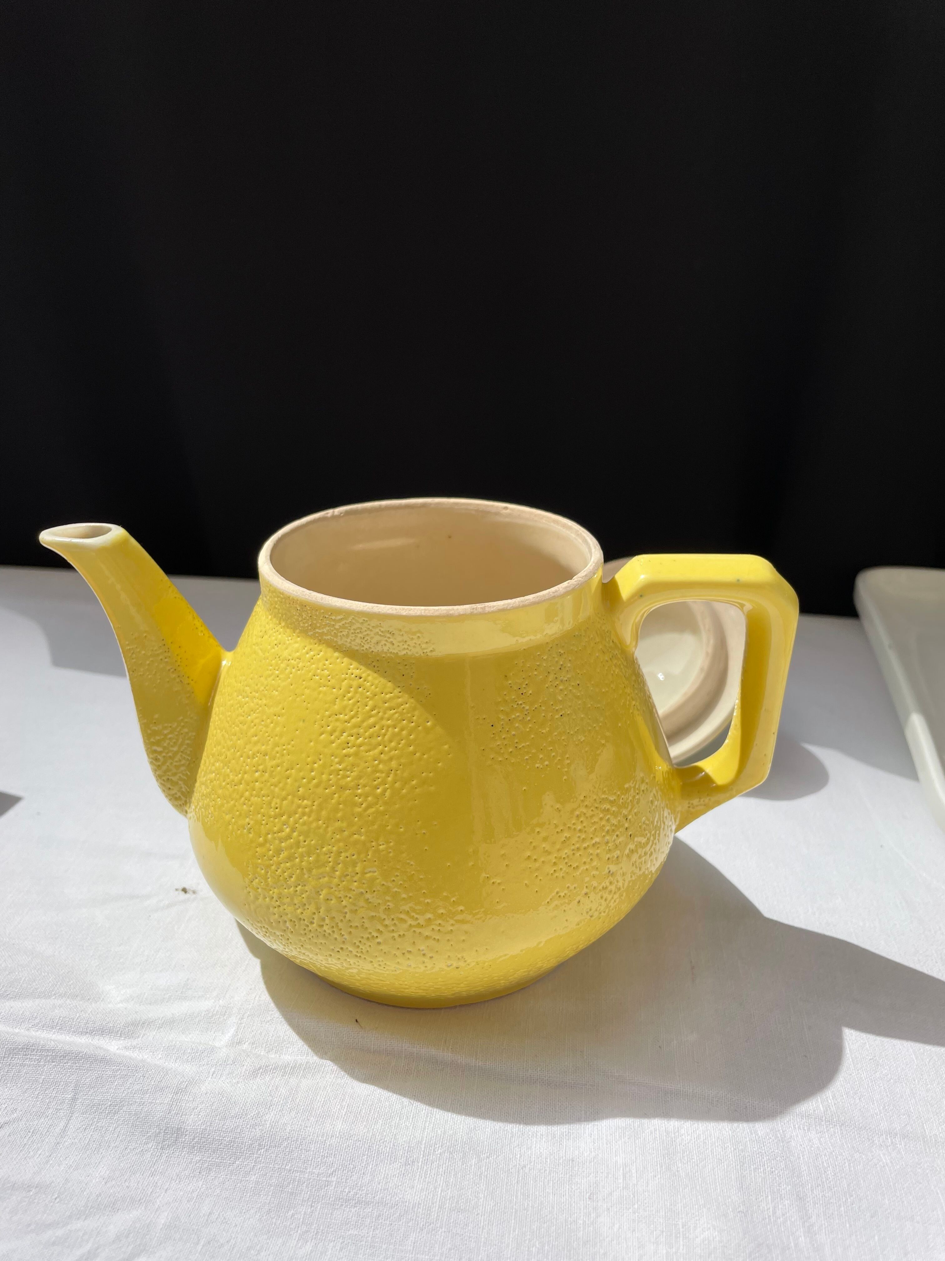 Théière jaune 50’