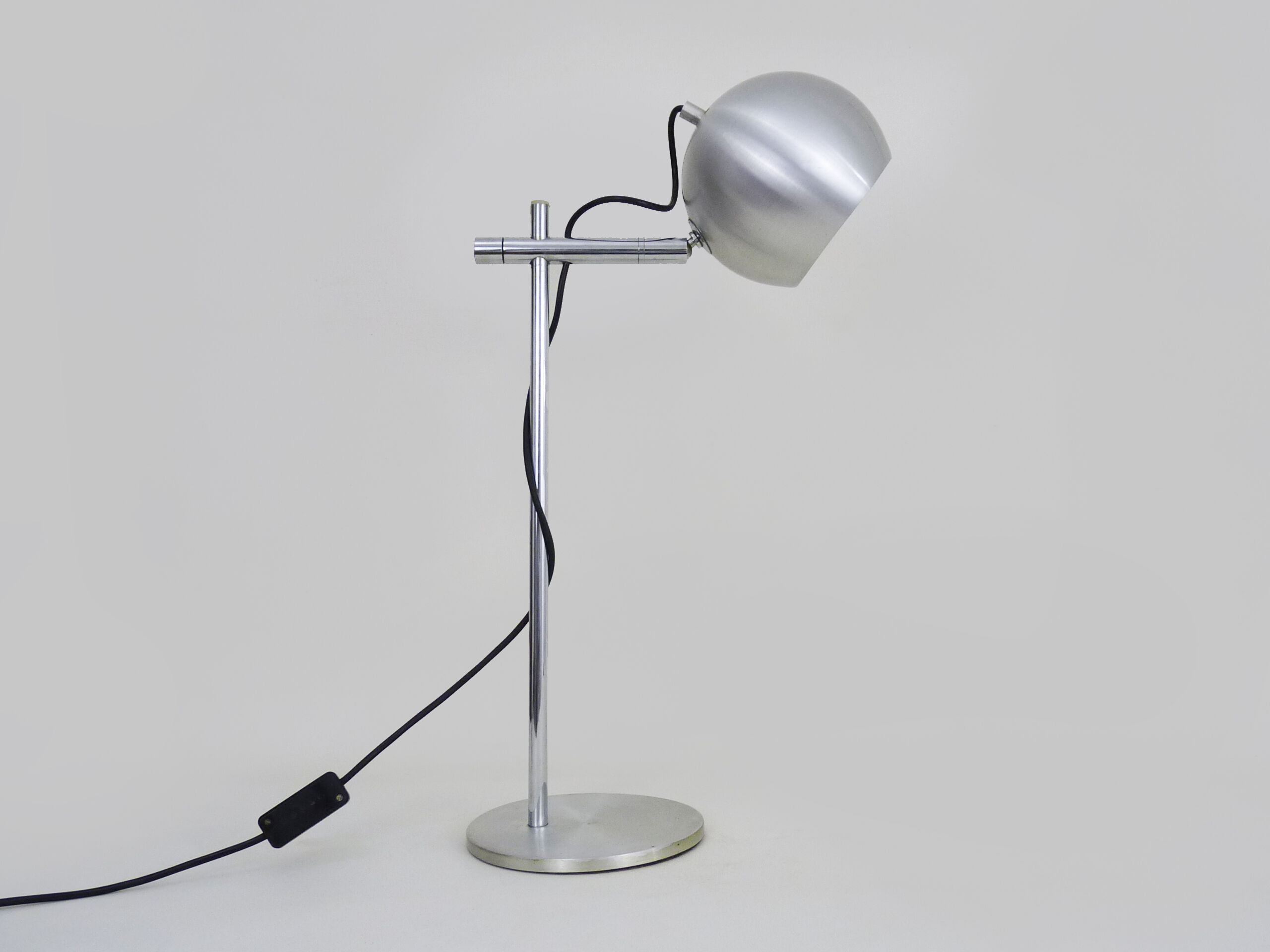 Desk lamp vintage eyeball france, adjustable globe. circa 1970'