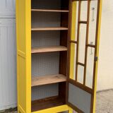 Glass-glazed Parisian wardrobe 1950