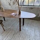 Oval table from the 50s, XL 250cm