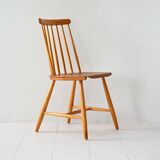 1960s Swedish "Pinnstol" chair - Teak seat with beech frame