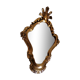 Miroir rocaille rococo style louis xv 26x17cm