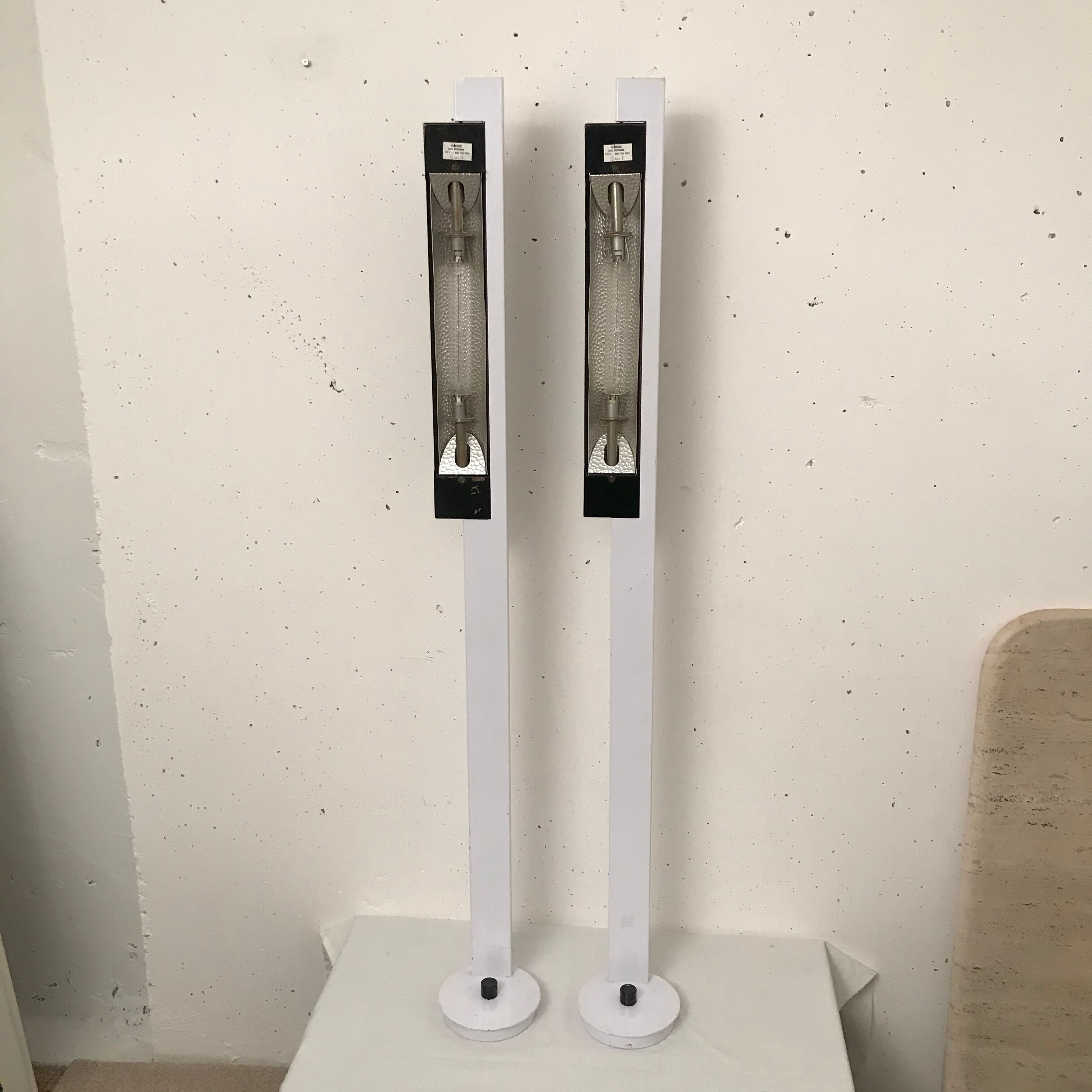 Pair of large wall light Sovrana, Olucé, Bruno Gecchelin 1977