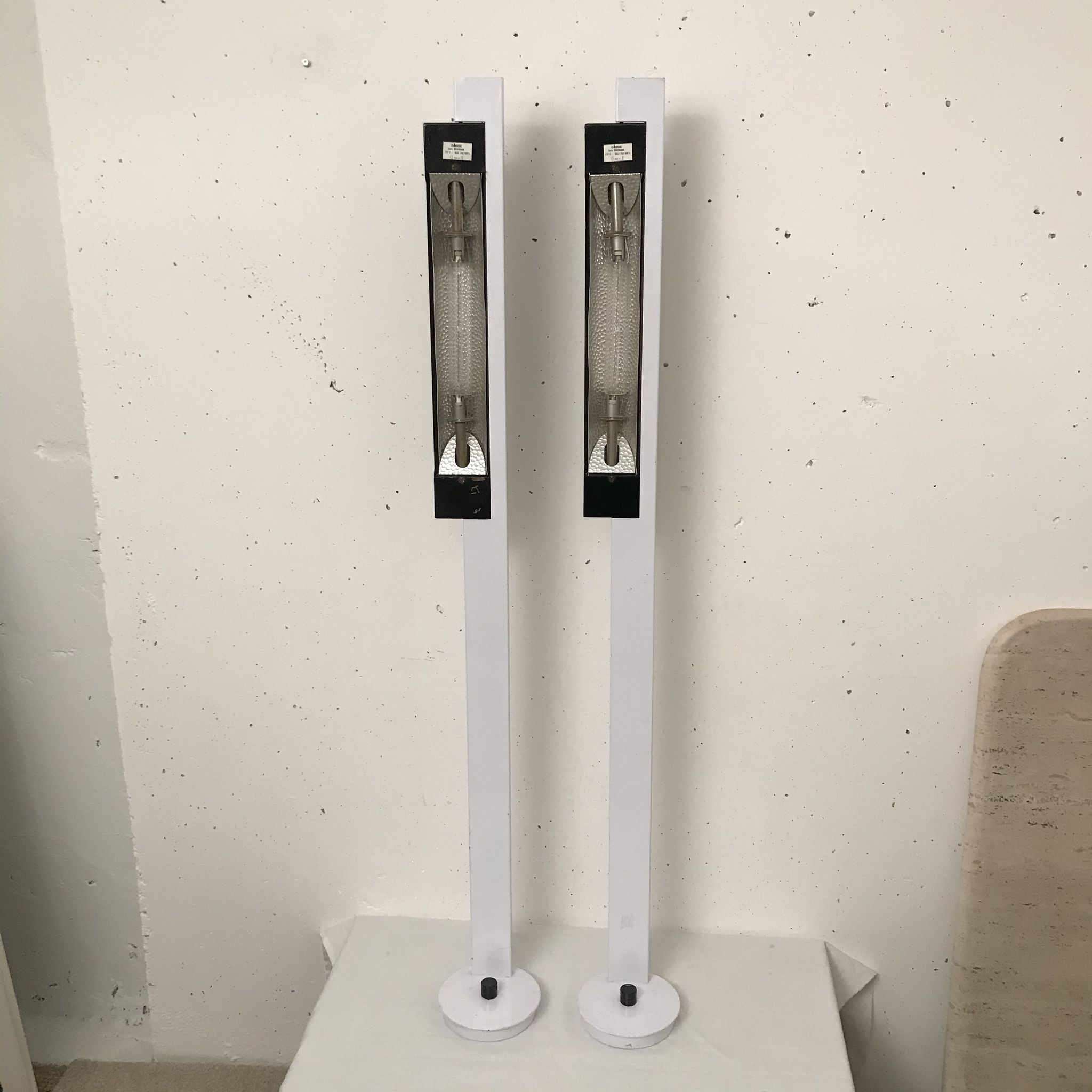Pair of large wall light Sovrana, Olucé, Bruno Gecchelin 1977