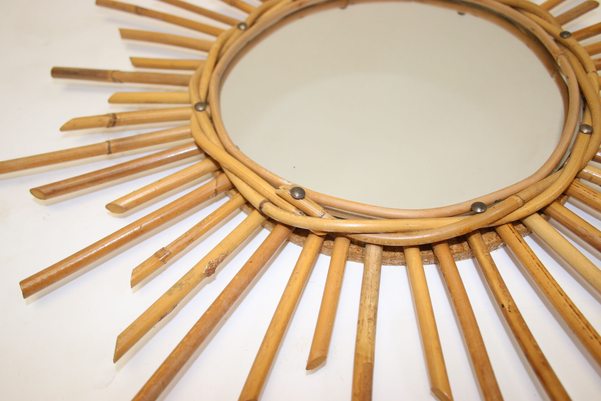 French sunburst mirror 1950