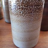 6 signed stoneware cups