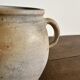 Ancien pot à graisse/vase en grès vernissé vintage – 2 anses