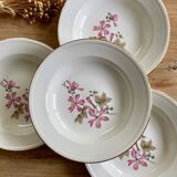 4 deep plates Boch La Louvière Belgium