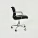 Black leather Soft Pad Chair by Charles & Ray Eames for ICF, 1970S