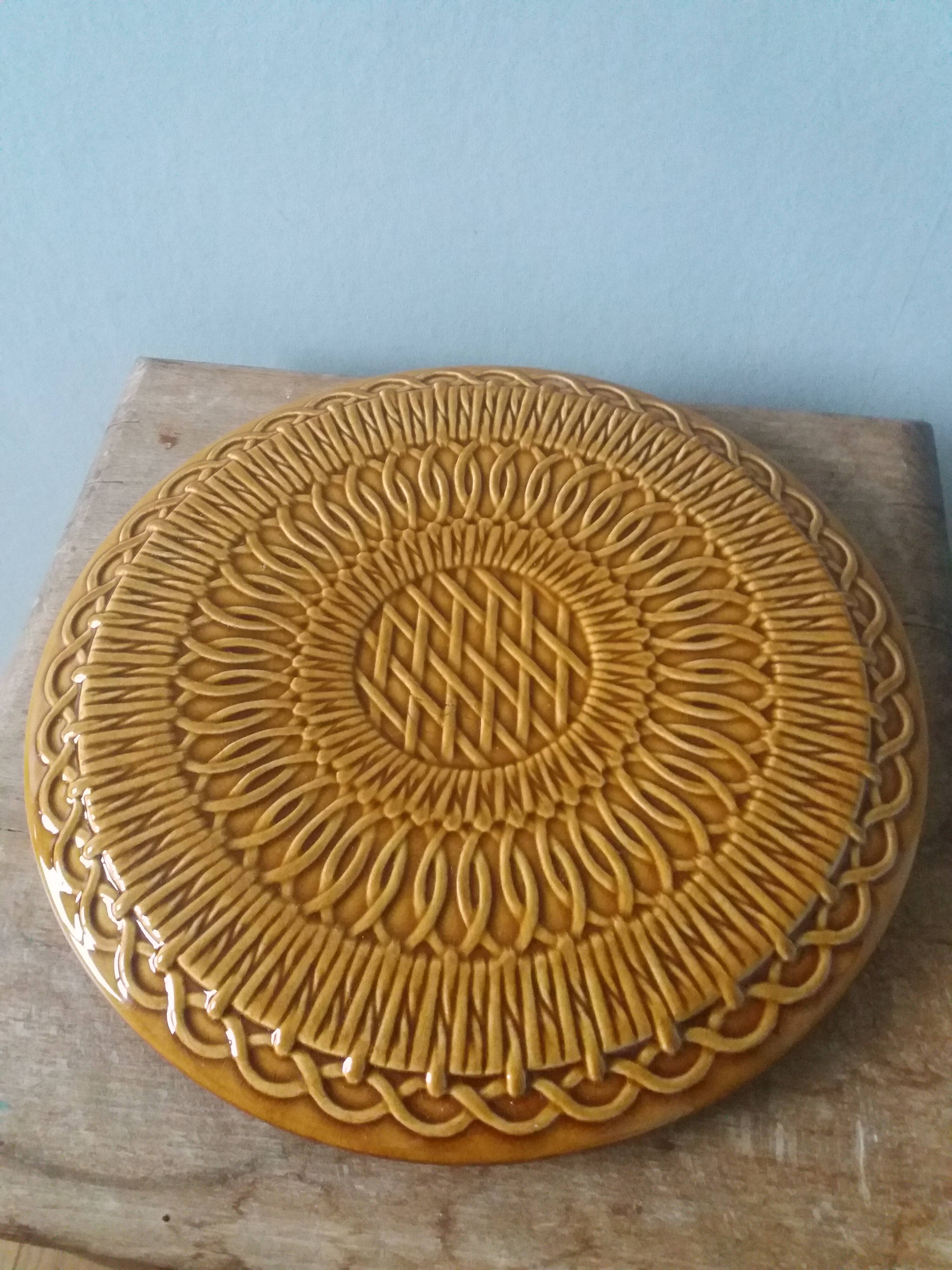 Gien Val d'Or braided effect slip tray