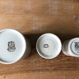 Lot of 3 old jam jars Public Assistance