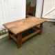 Brutalist oak coffee table, 1960s