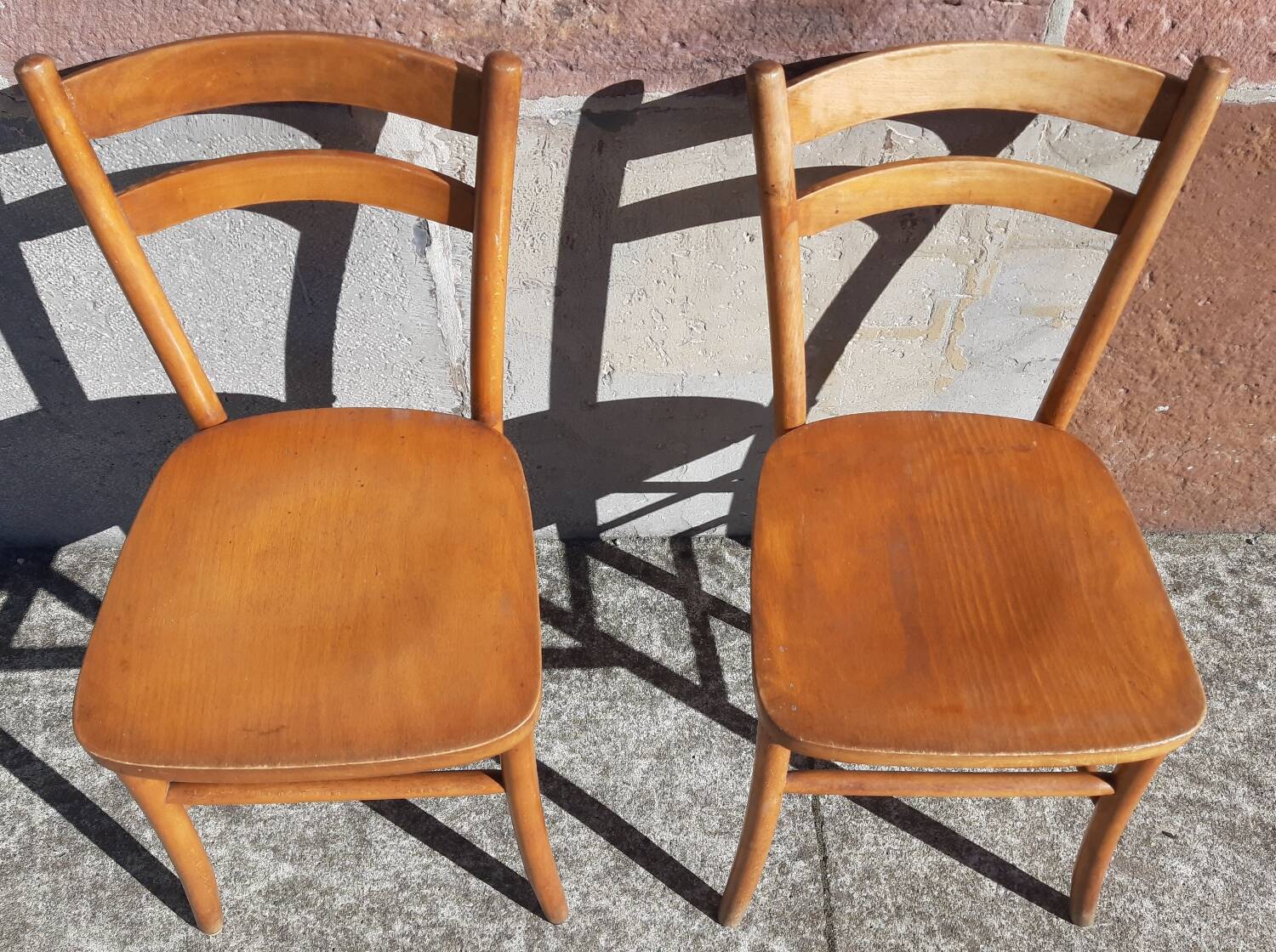 Pair of Luterma bistro chairs