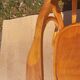 Luterma wooden armchair
