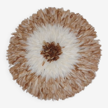 Juju hat beige and white 60 cm