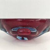 Two-tone crystal ashtray