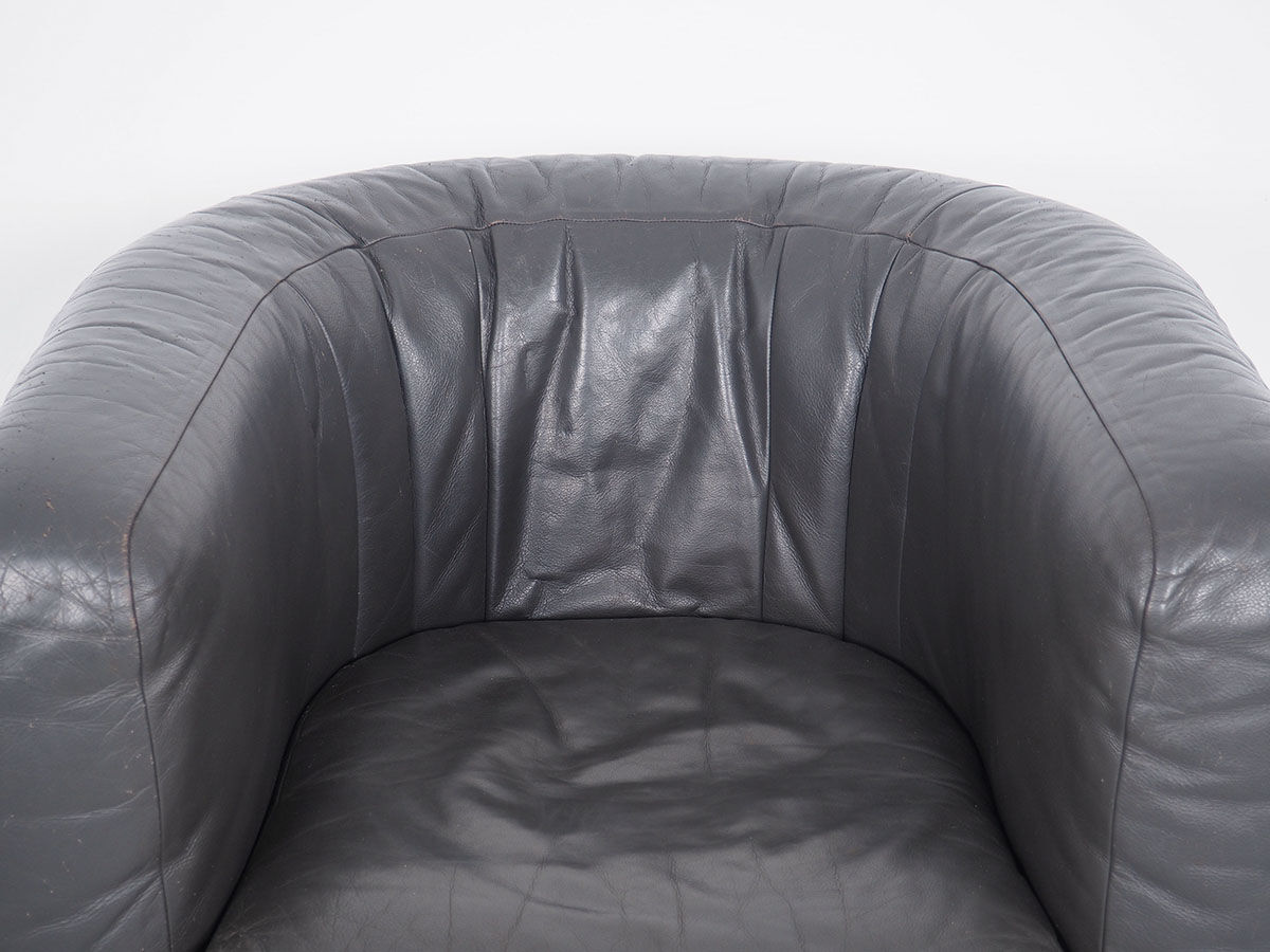 Italian Leather Onda Armchairs from Zanotta, 1980