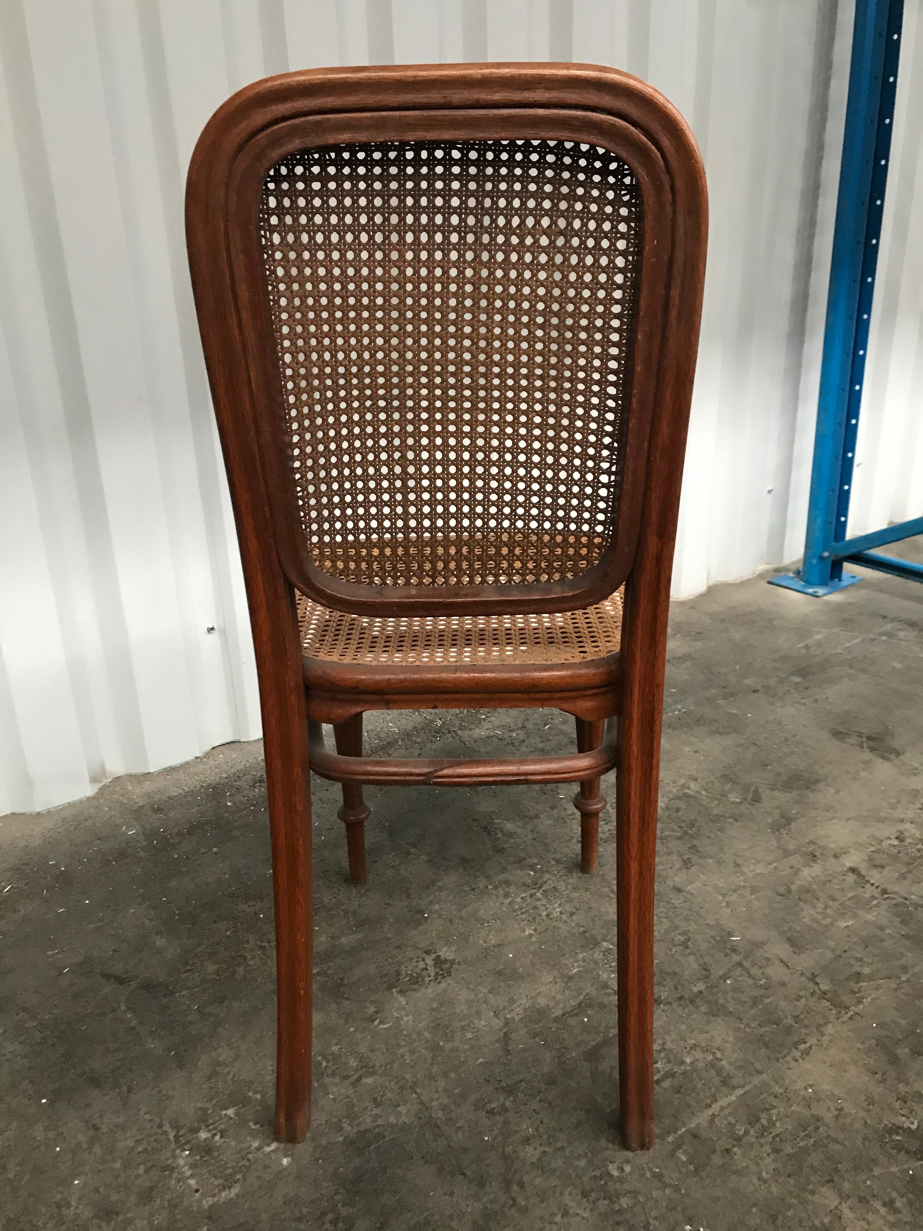 Set of 8 chairs stamped Thonet, model n32 1899