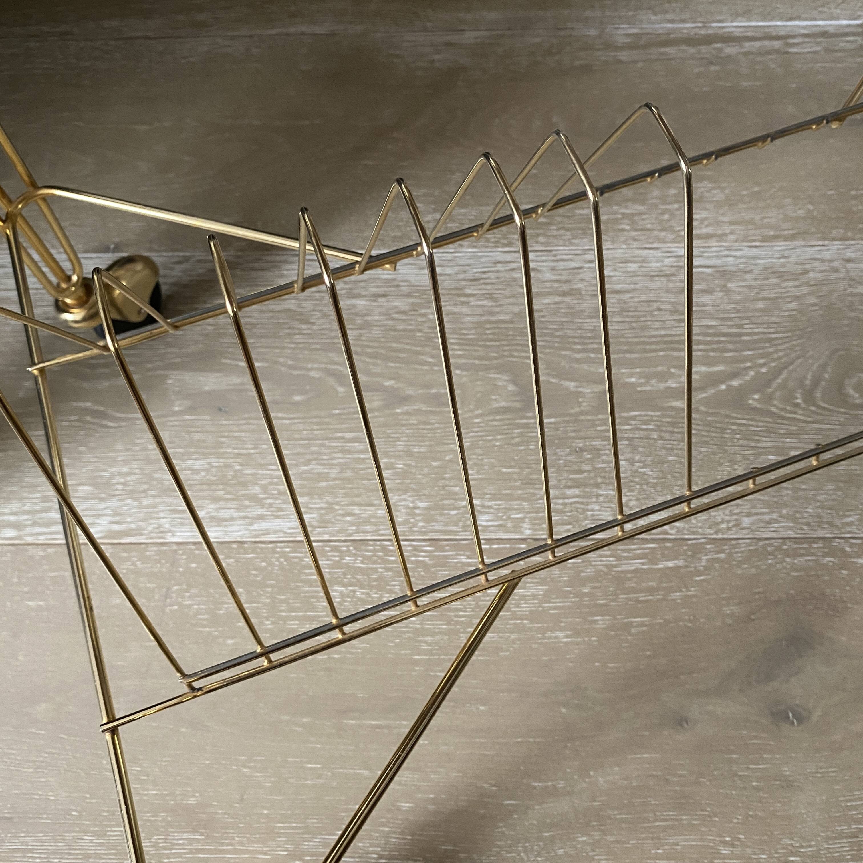 Vinyl rack trolley on wheels