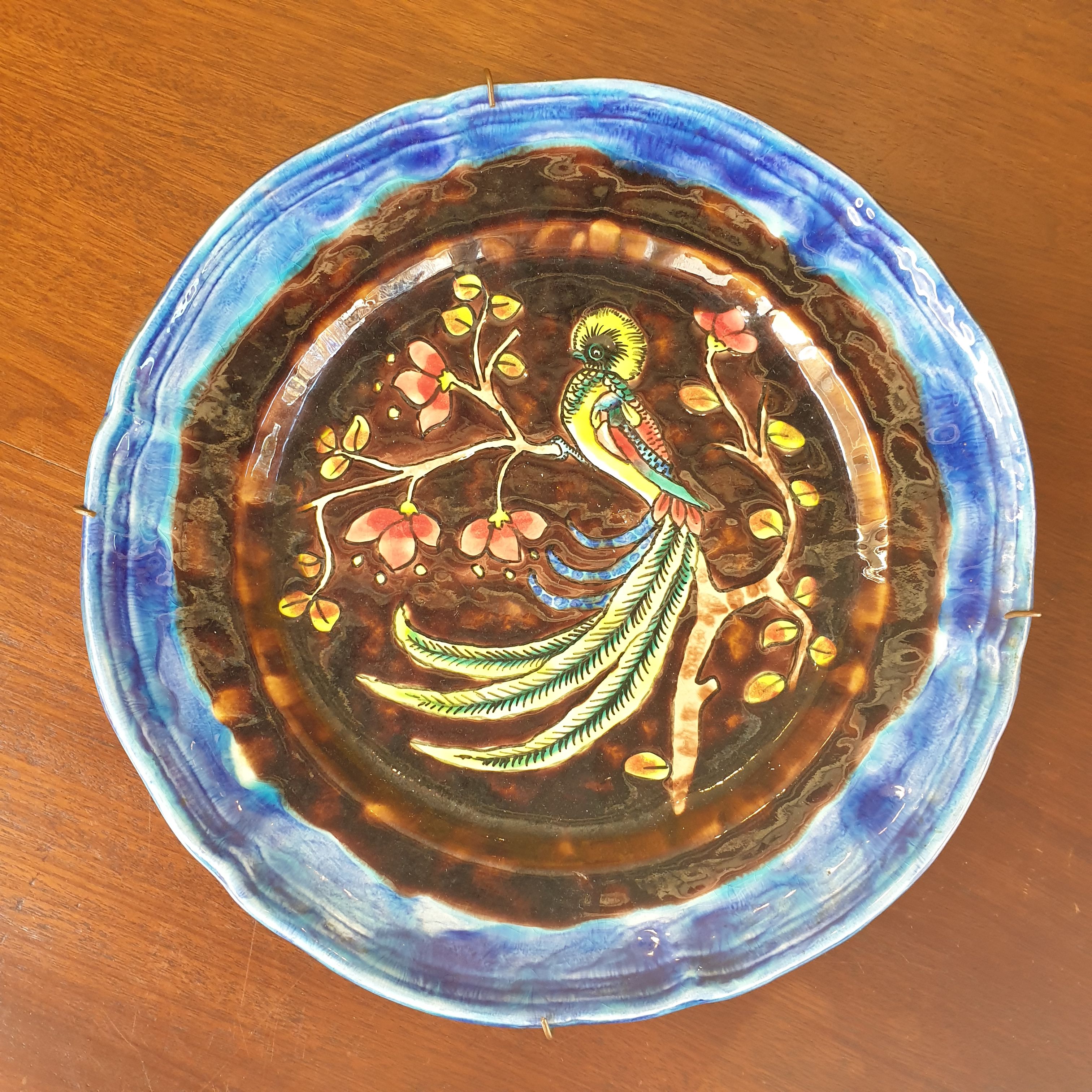 Assiette Emile Rocher faience Saint-Renan 1960 | Selency