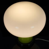 Glass mushroom table lamp from VEB Görlitz, 1970