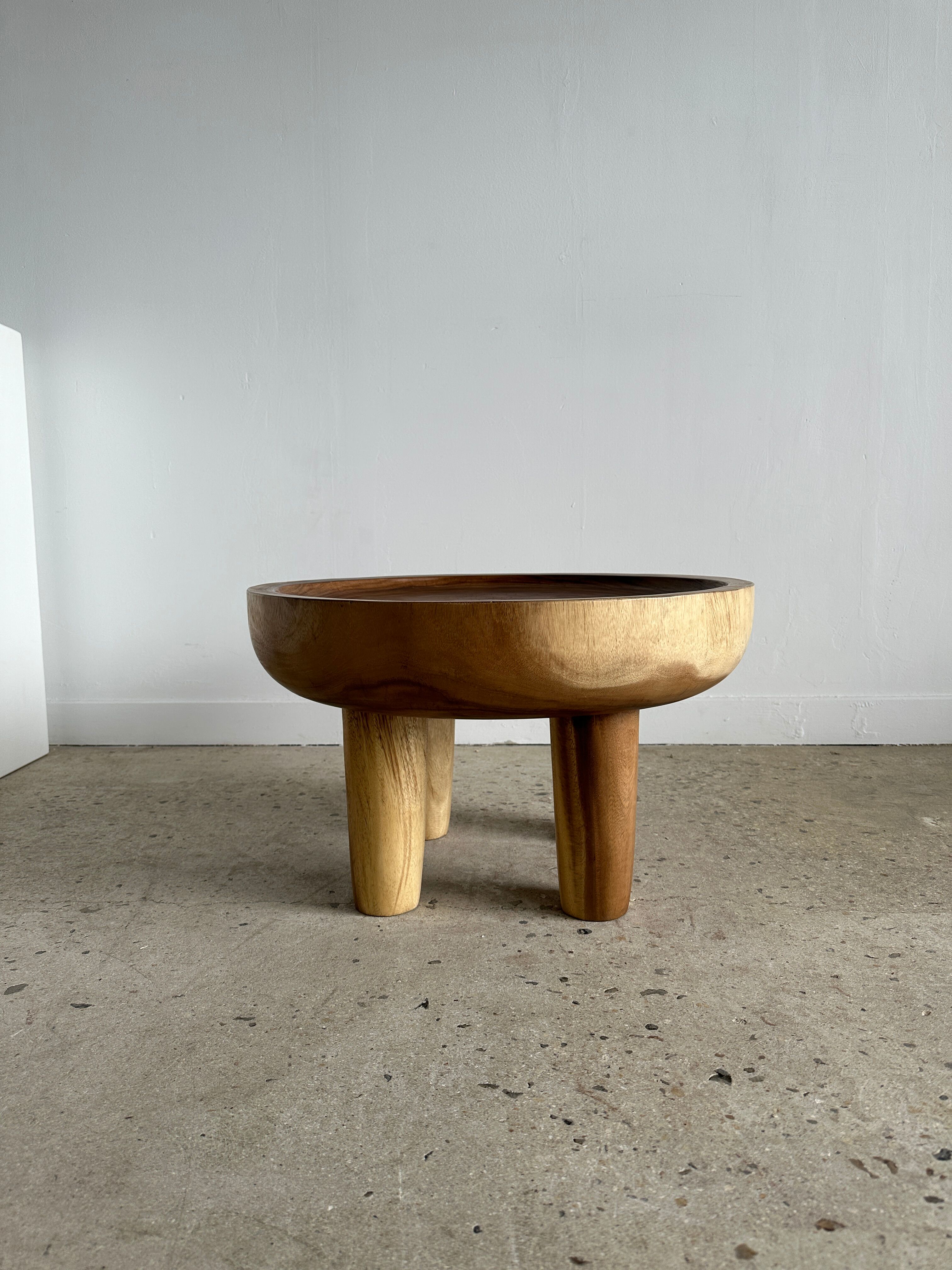 Coffee table, quadripod suar coffee table