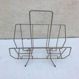 End table is journals former 60s Metal Gold Vintage